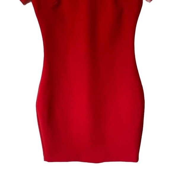 Likely Size 2 Manhattan Mini Dress Scarlet Red Short Sleeve Career Slim Fit - Picture 10 of 10